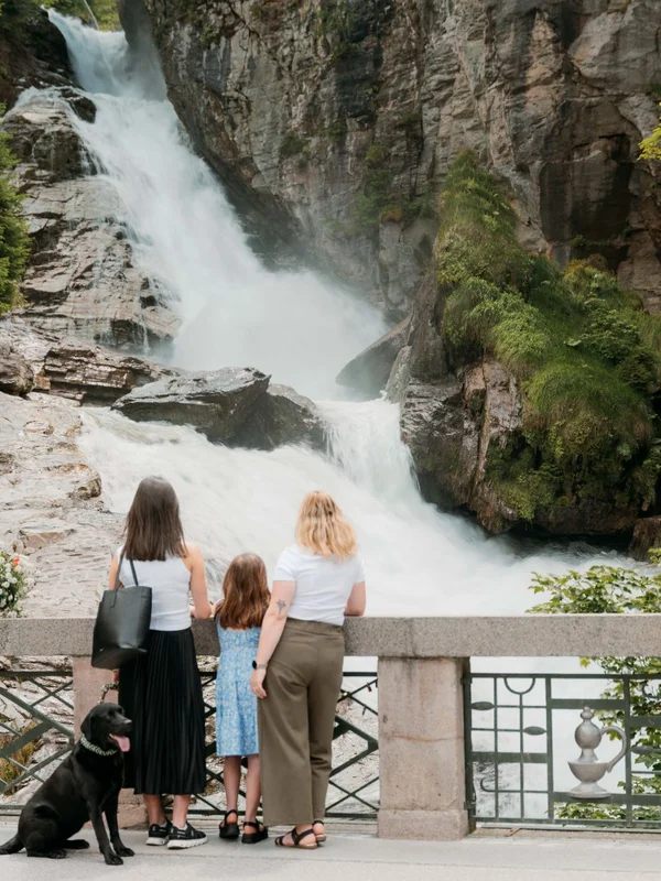 Gasteiner Wasserfall, 340 m ab Haus 
