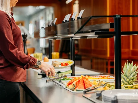Frische Vielfalt am Frühstücksbuffet